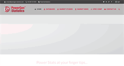 Desktop Screenshot of powergen-statistics.com