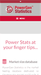 Mobile Screenshot of powergen-statistics.com
